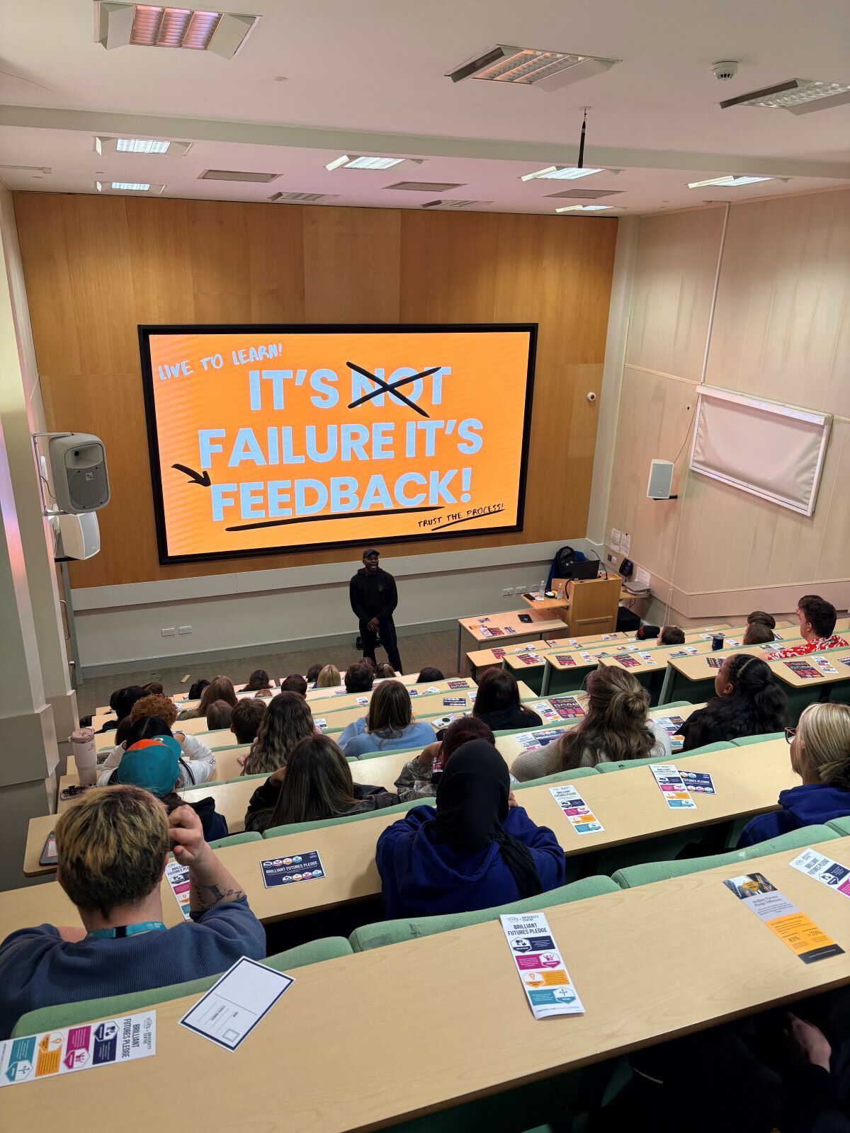 A motivational talk arranged by the Careers Enterprise team