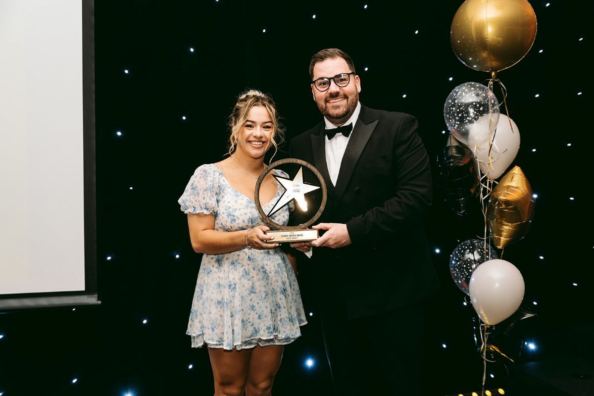 Brilliance Awards 2026 Katie Robey receiving award