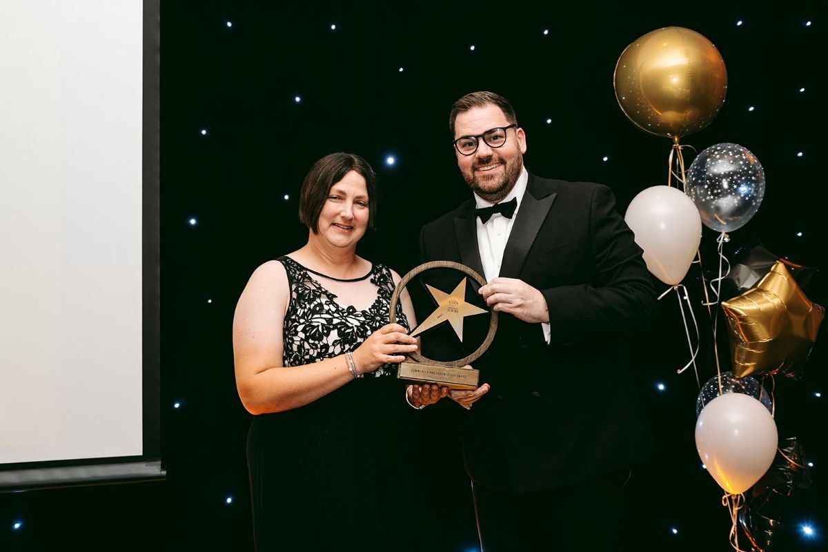 Brilliance Awards 2026 Kirstie Winter receiving award