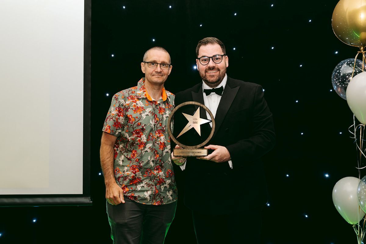 Brilliance Awards 2026 Mark Bartlem receiving award