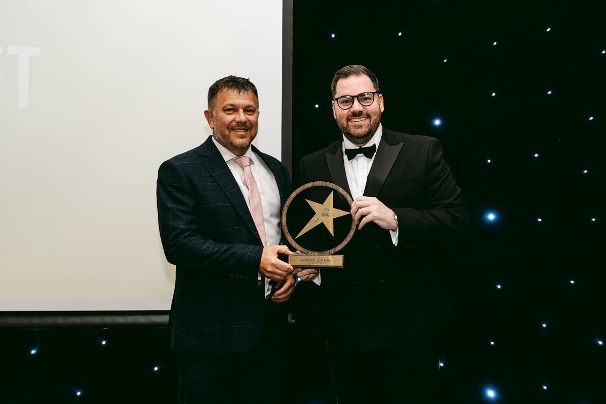 Brilliance Awards 2026 Mike Burdett receiving award
