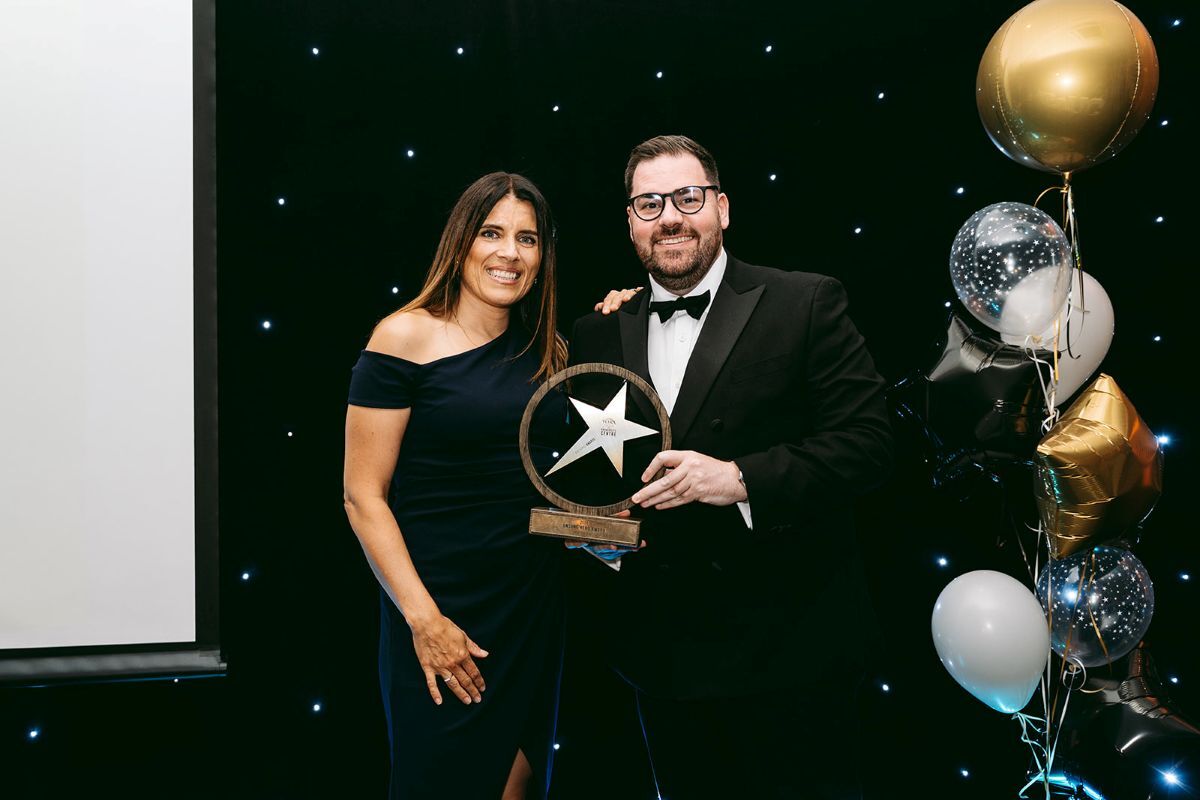 Brilliance Awards 2026 Zoe Burns receiving award