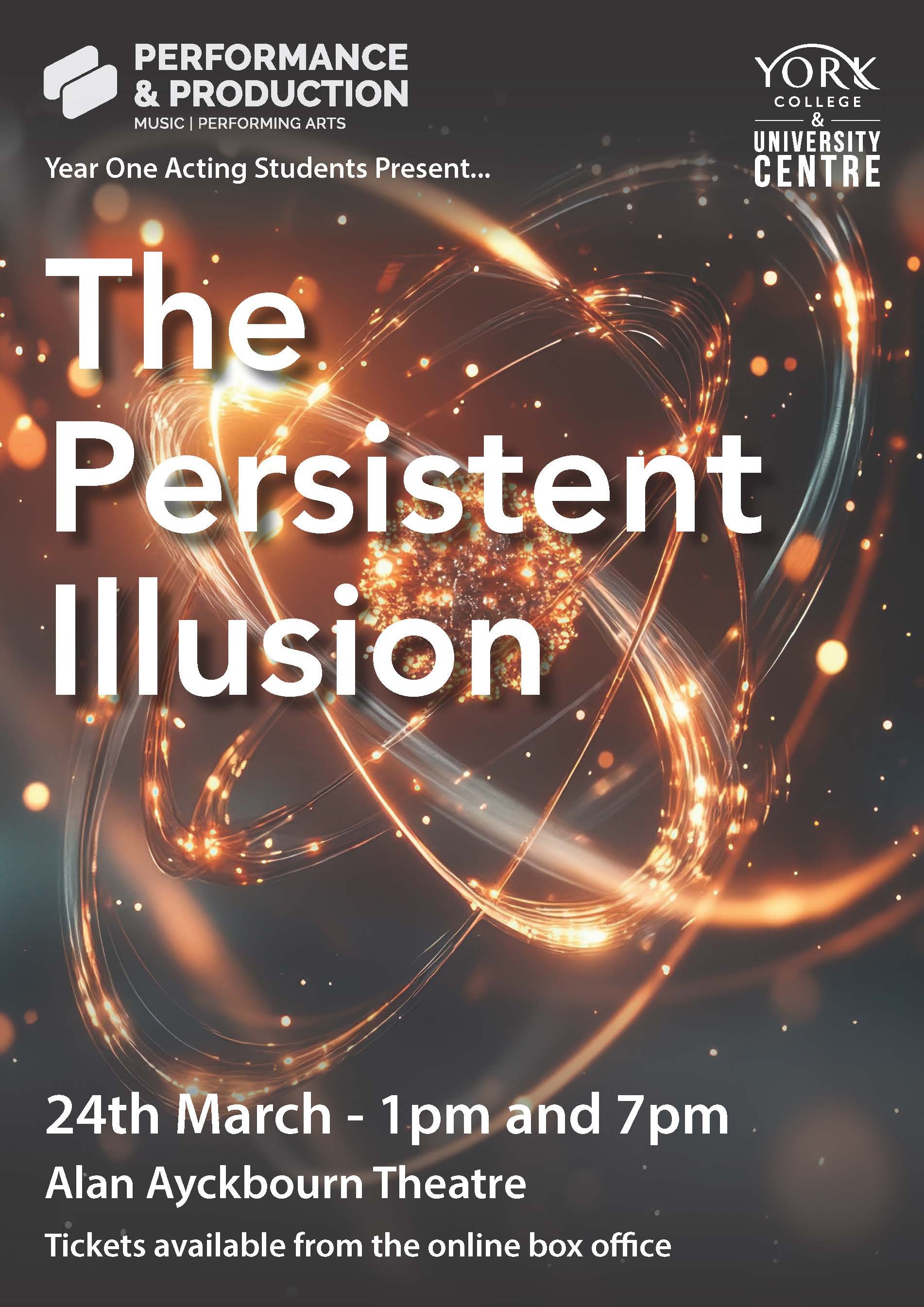 CUR0492 0226 Year 1 Acting Show Poster