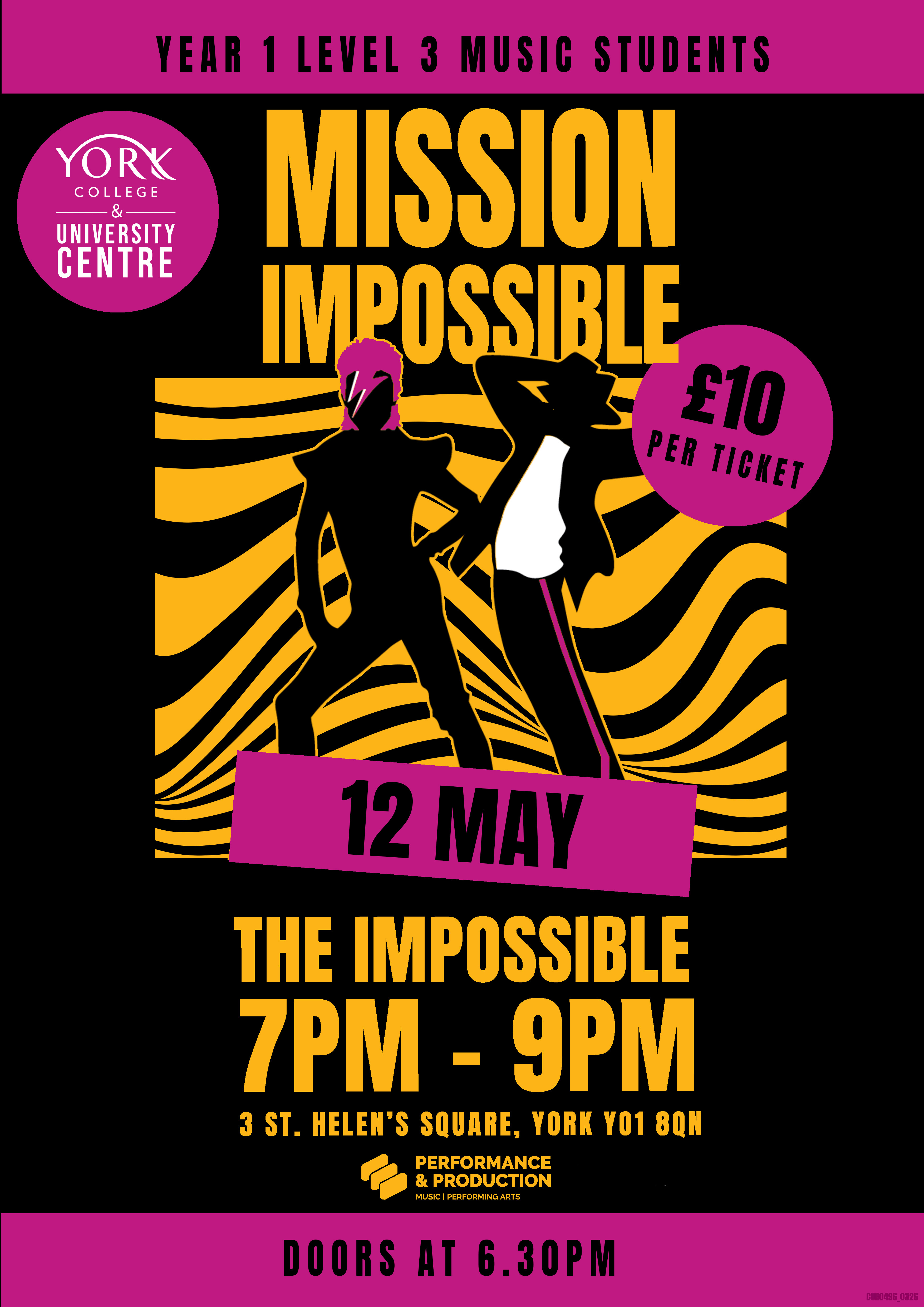 CUR0496 0326 Mission Impossible Year 1 Voc Music Showcase Poster V2