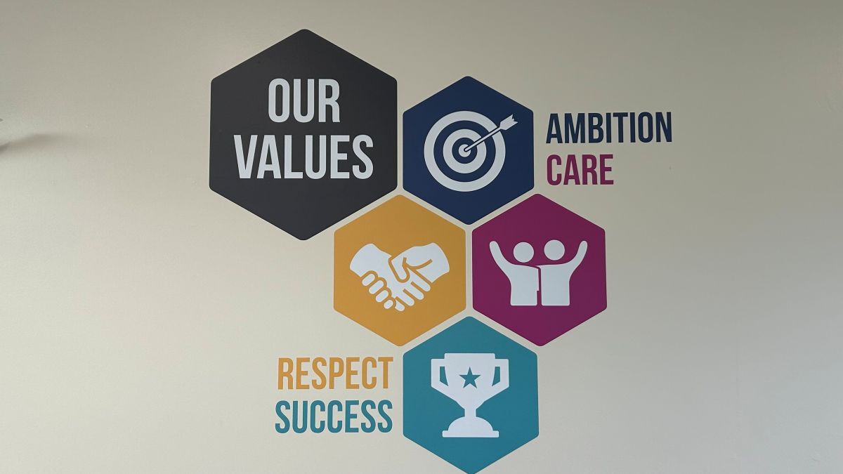 College values wall art