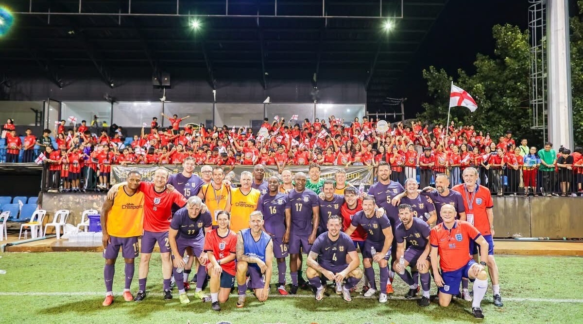 England Seniors World Cup squad post match