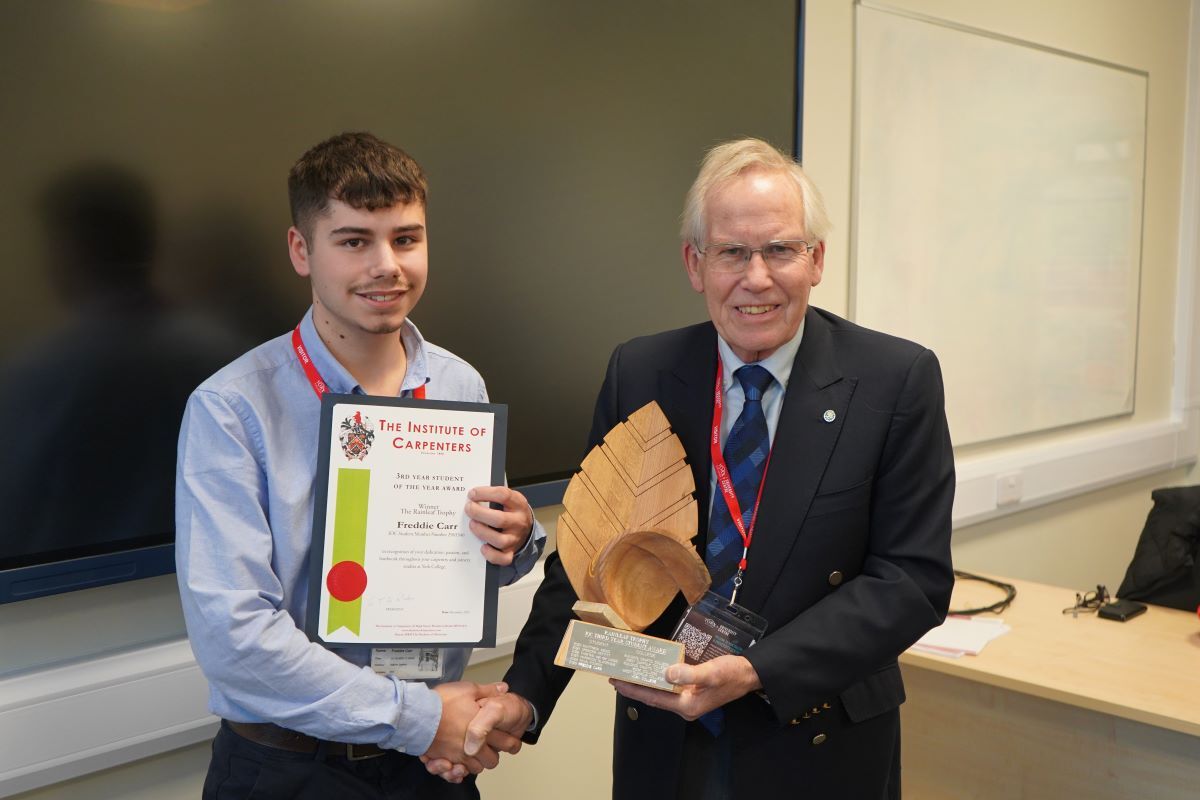 Freddie Carr with Geoff Rhodes