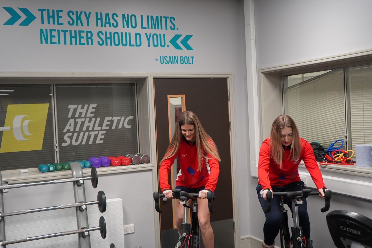 Izzy and Heather futsal 2