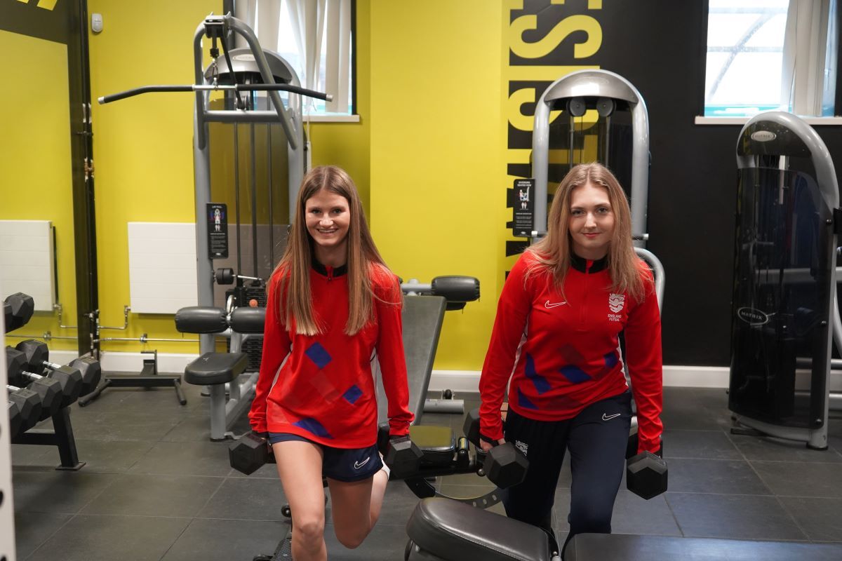 Izzy and Heather futsal 3