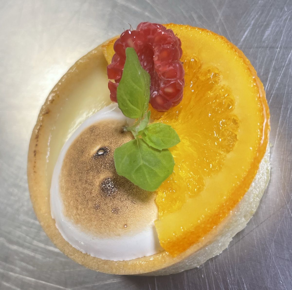 Meringue and Orange dessert
