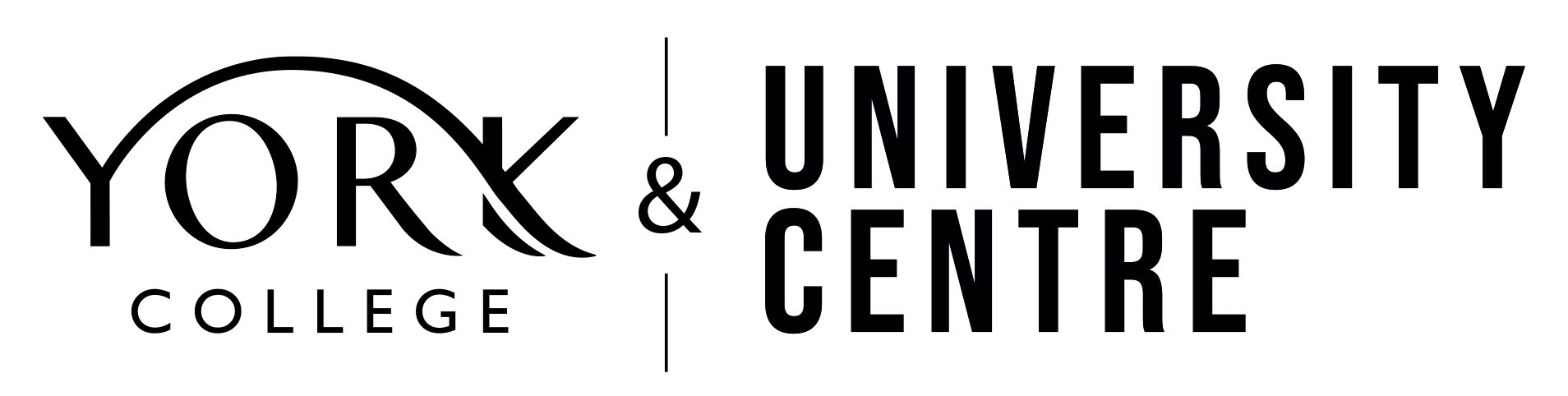 New University Centre Logo landscape black