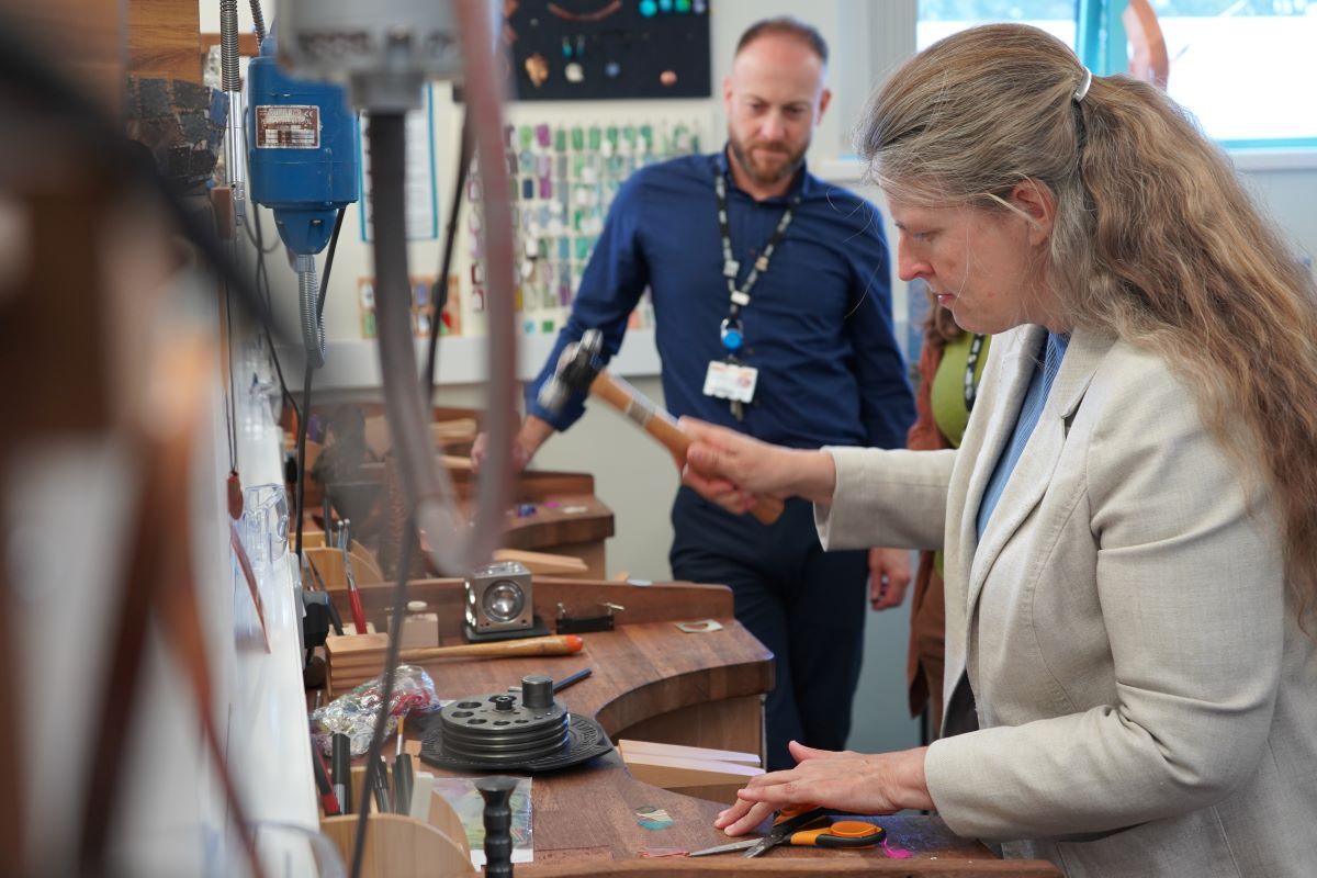 Rachael Maskell hammering