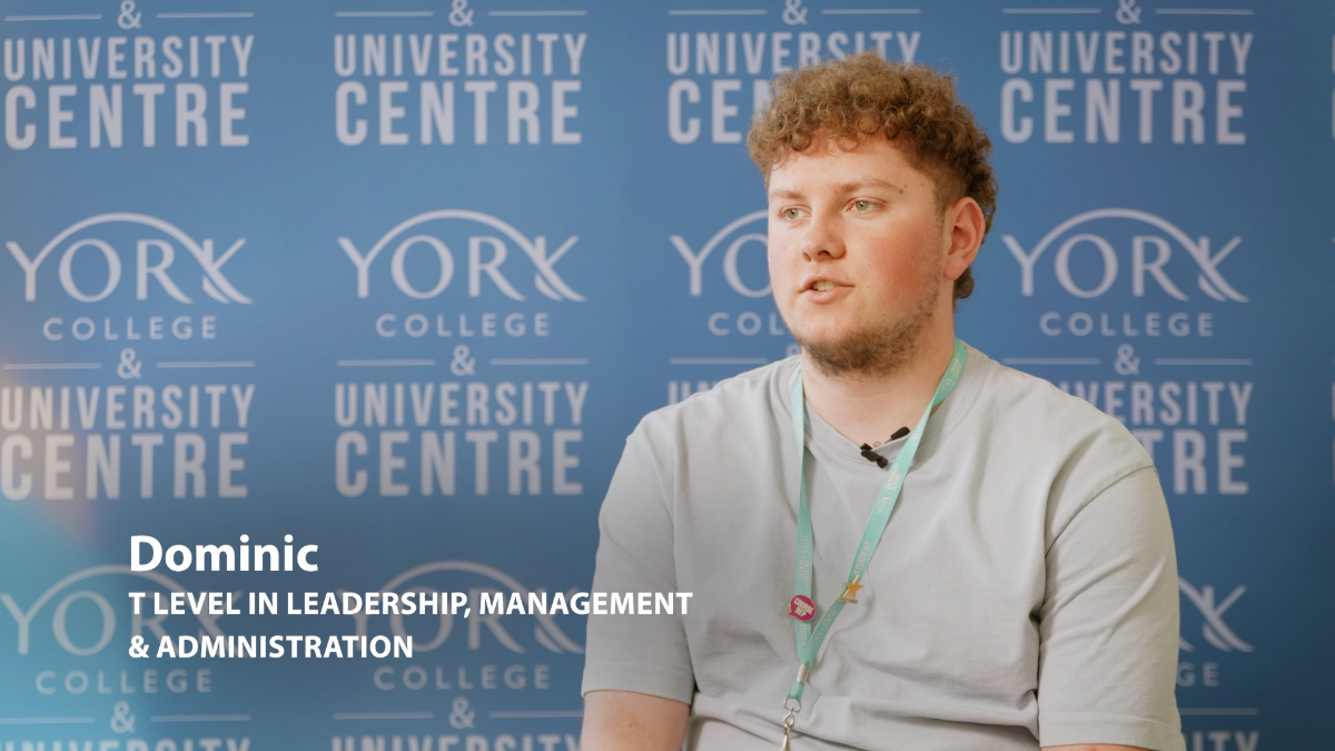 T Levels Leadership Dominic