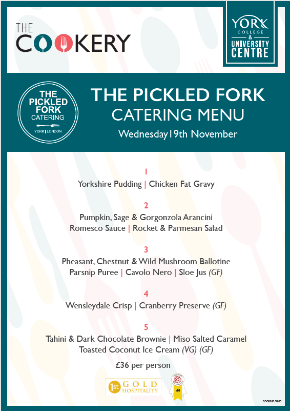 The Pickled Fork Menu