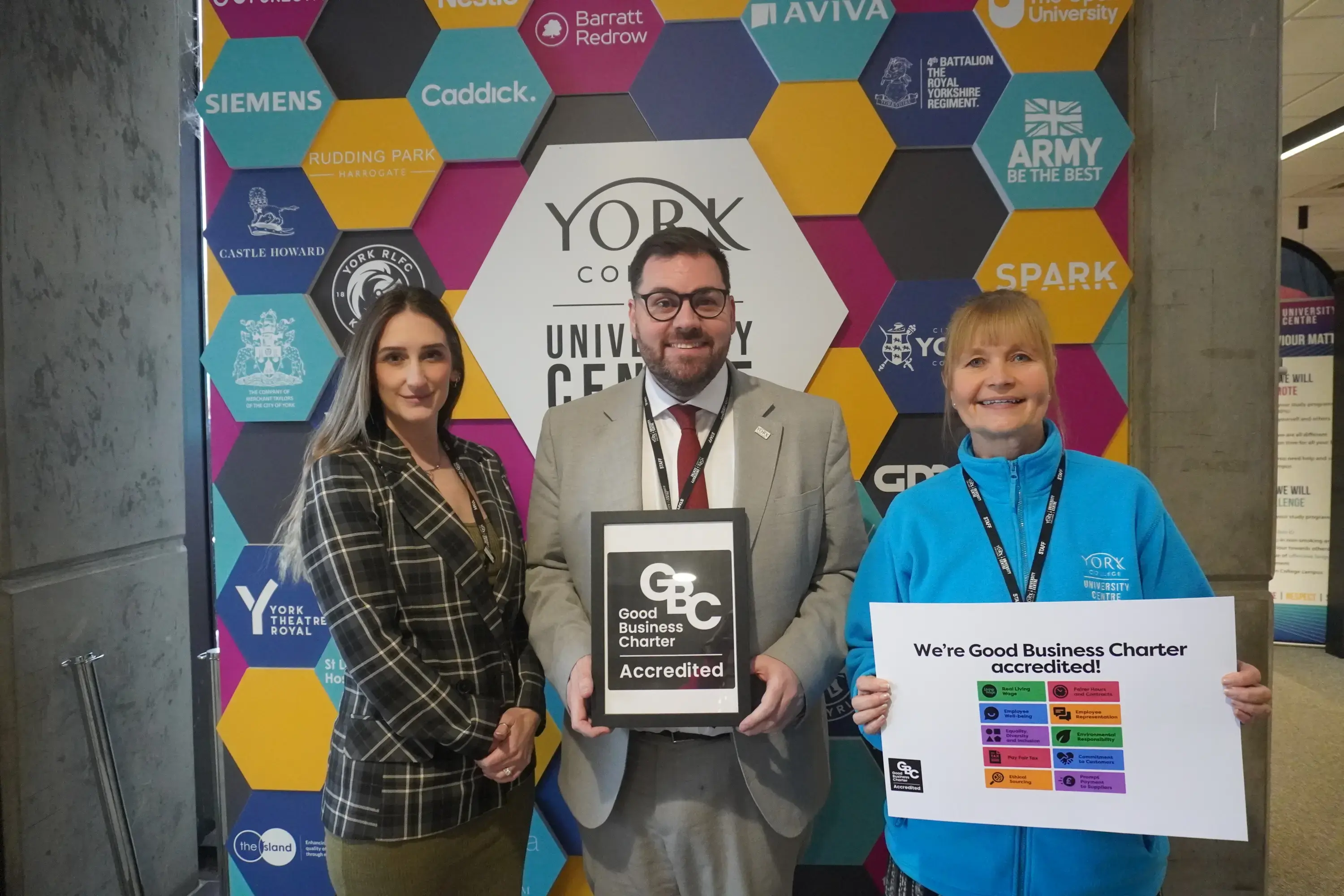 York College Good Business Charter accreditation