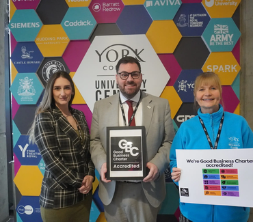 York College Good Business Charter accreditation